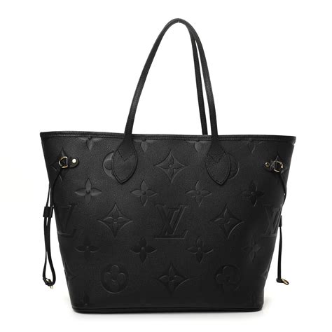 lv neverfull black trim|louis vuitton Neverfull mm.